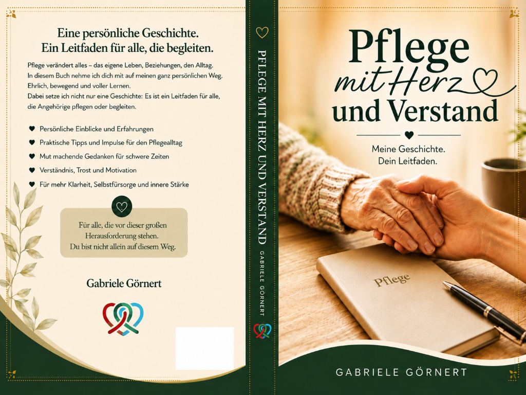 Cover des Buchprojekts Pflege mit Herz und Verstand