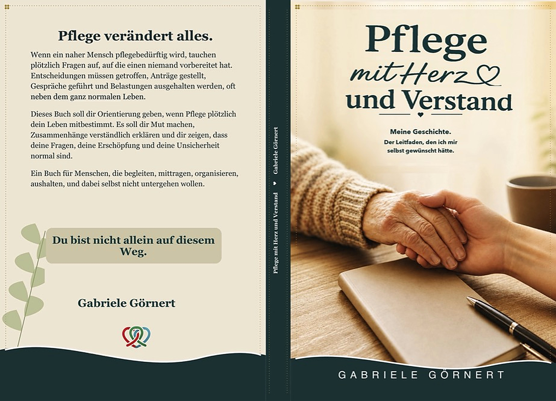 Buchcover Pflege mit Herz und Verstand von Gabriele Görnert
